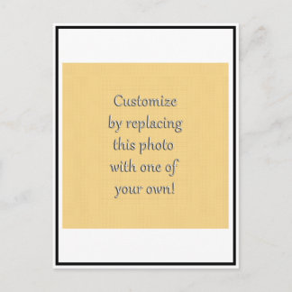 Carte Postale Customisez-Le ! Ajouter votre art ou votre photo