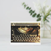 Carte Postale Customizable antique typewriter postcard (Debout devant)