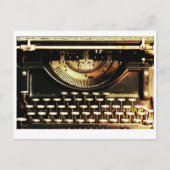 Carte Postale Customizable antique typewriter postcard (Devant)