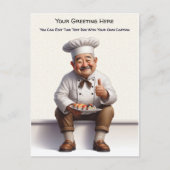 Carte Postale Customizable Any Occasion Cooking / Chef Postcard (Devant)
