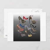 Carte Postale Customize de Shoe High Heels (Devant / Derrière)