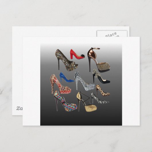Carte Postale Customize de Shoe High Heels (Devant / Derrière)