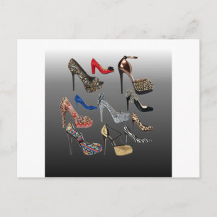 Carte Postale Customize de Shoe High Heels