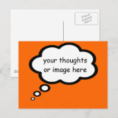 Carte Postale customize thought (Devant / Derrière)