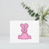 CARTE POSTALE CUSTOMMARSHRABBITPINK (Debout devant)