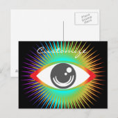 Carte Postale Cute All-Visualiser Alien Oeil Thunder_Cove (Devant / Derrière)