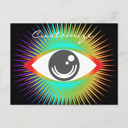 Carte Postale Cute All-Visualiser Alien Oeil Thunder_Cove (Devant)