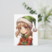 Carte Postale Cute Anime Elf (Debout devant)