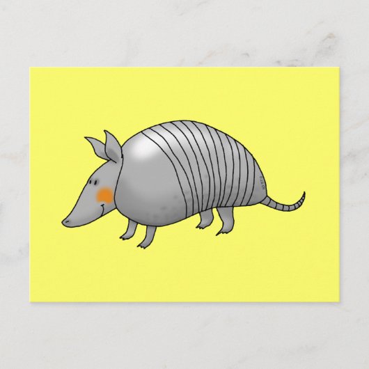 Carte Postale Cute armadillo (Devant)