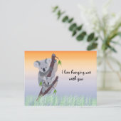 Carte Postale Cute Australian Koala Bear (Debout devant)