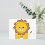 Carte Postale Cute Baby Lion (Debout devant)