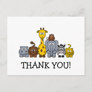 CARTE POSTALE CUTE BABY MERCI