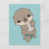 Carte Postale Cute Baby Otter Pup (Devant)