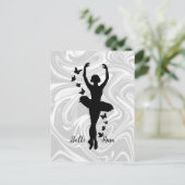 Carte Postale Cute Ballerina (Debout devant)