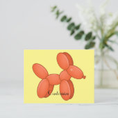 Carte Postale Cute Balloon Chien Thunder_Cove (Debout devant)