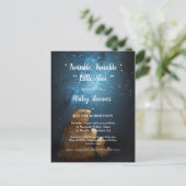 Carte Postale Cute Bear Twinkle Twinkle Little Star Baby shower (Debout devant)