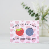 Carte Postale Cute Berry Heureuse Sainte-Valentin (Debout devant)