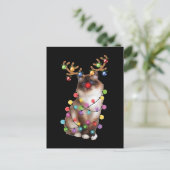 Carte Postale Cute Birman Chat Funny Noël Cadeaux de Noël (Debout devant)