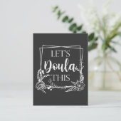 Carte Postale Cute Birth Doula (Debout devant)
