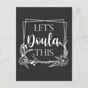 Carte Postale Cute Birth Doula