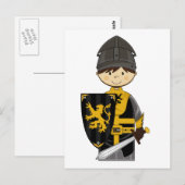 Carte postale Cute Black Knight (Devant / Derrière)