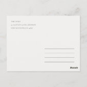 Carte Postale Cute Blush Bear Bearly Wait Balloon Baby Shower (Dos)