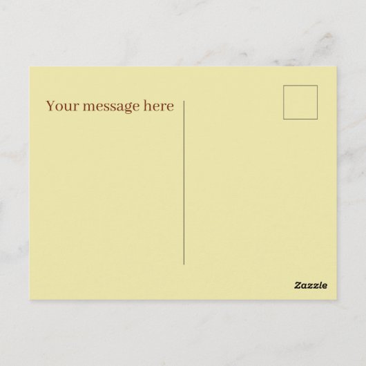 Carte Postale Cute Breakfast lovers ajouter du texte (Dos)