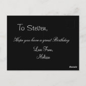 Carte Postale Cute Brother / Sister Anniversaire de la fratrie (Dos)