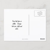 Carte Postale Cute Brown Toad Face Nature (Dos)