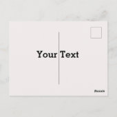 Carte Postale Cute Calico Chat (Dos)