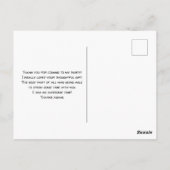 Carte Postale Cute Camping Merci Motif à thème (Dos)