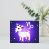 Carte Postale Cute Capricorn Zodiac (Debout devant)