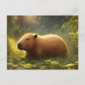 Carte postale Cute Capybara (Devant)