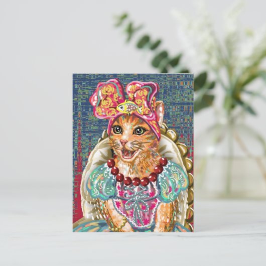 Carte postale Cute Cat (Debout devant)