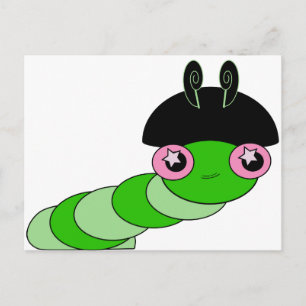 Carte Postale Cute Caterpillar