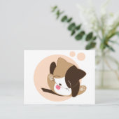 Carte Postale Cute chat (Debout devant)