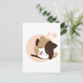 Carte Postale Cute chat (Debout devant)