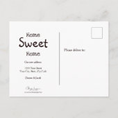 Carte Postale Cute Chat Gris Dormir Sur Boîte Déplaçant (Dos)