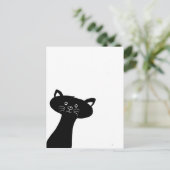 Carte postale Cute Chat Noir (Debout devant)