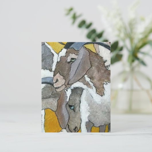 Carte Postale Cute Chèvre Cuddin (Debout devant)