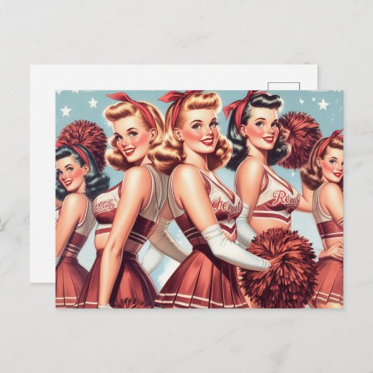 Carte Postale Cute Chevrons Vintages (Devant / Derrière)