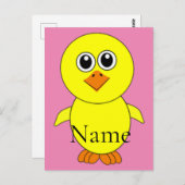 Carte Postale Cute Chick Thunder_Cove (Devant / Derrière)