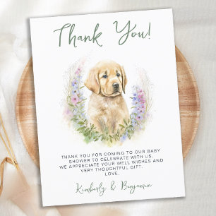 Carte Postale Cute Chien Chien Chien Chien Moderne Merci de Sage