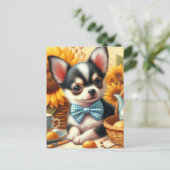 Carte Postale Cute Chihuahua Puppy (Debout devant)