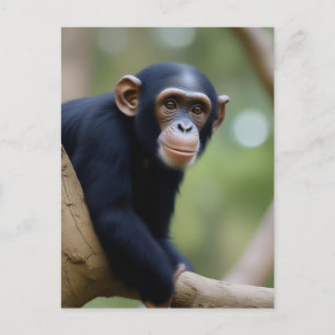 Carte postale Cute Chimp