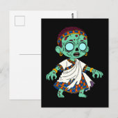 Carte Postale Cute Congolais Zombie (Devant / Derrière)
