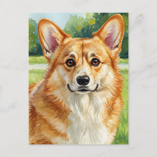 Carte postale Cute Corgi Welsh Corgi Queen