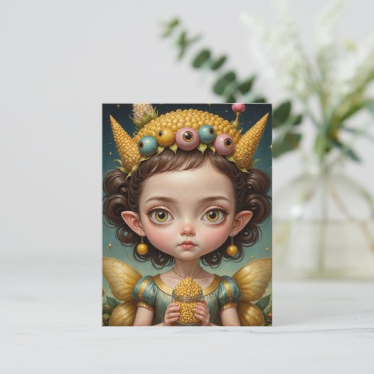 Carte Postale Cute Corny Fairy (Debout devant)