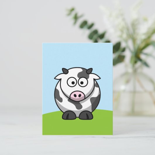 Carte postale Cute Cow (Debout devant)