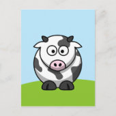 Carte postale Cute Cow (Devant)
